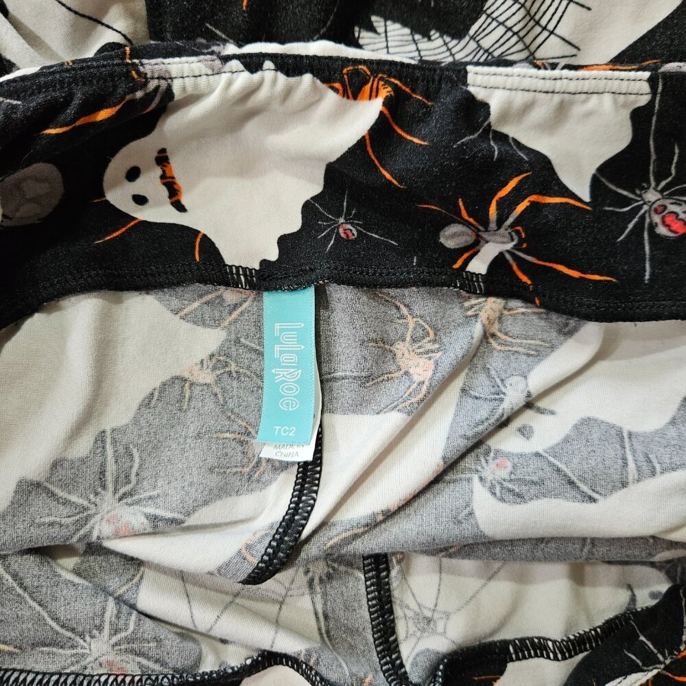 Lularoe TC2  Halloween Ghost Spider Leggings - Picture 4 of 8